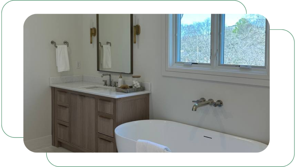 Custom granite kitchen countertop and cabinets installed in Mt Pleasant, SC home.